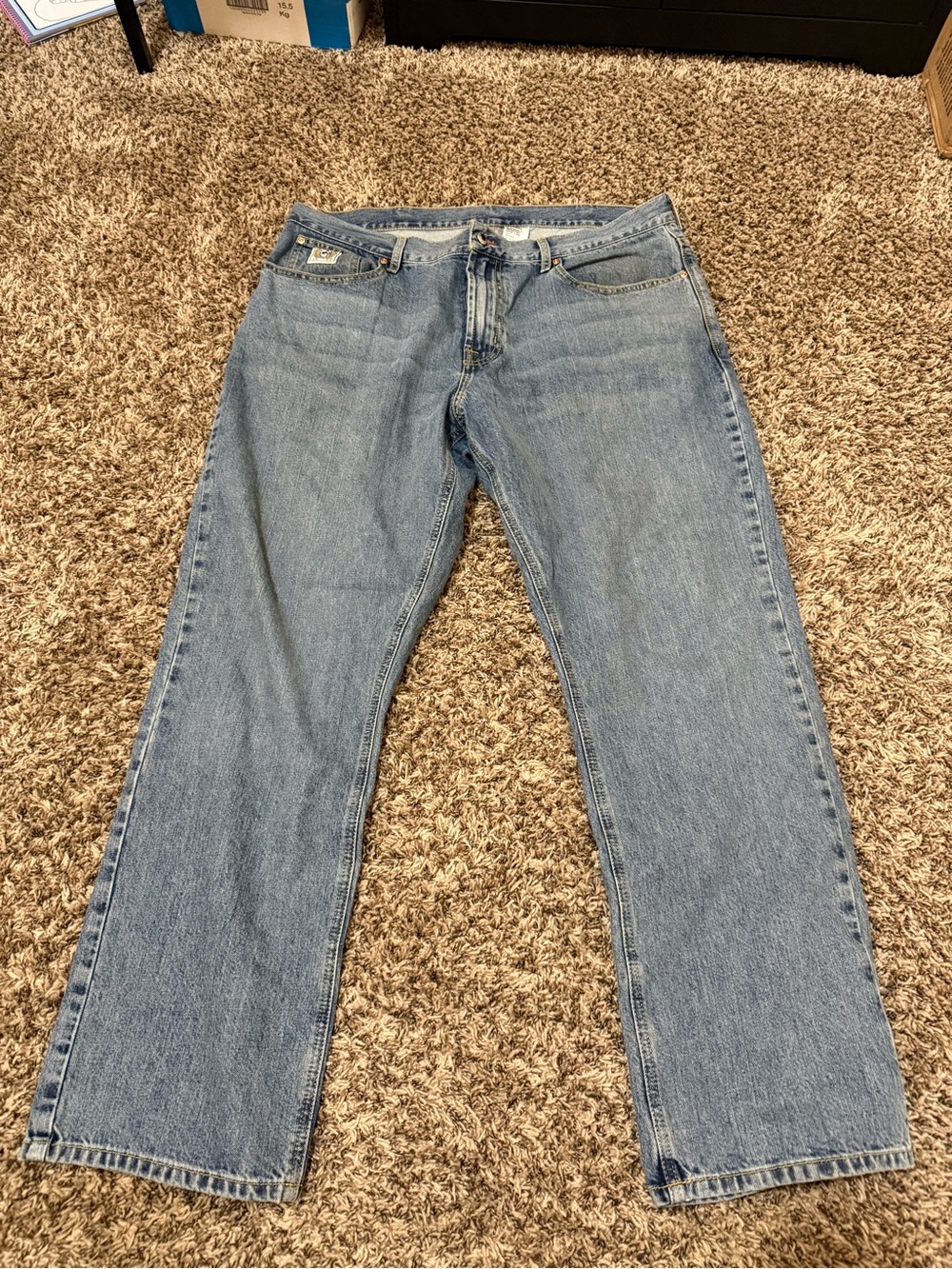 Cinch Men's Light Blue Relaxed Fit Jeans